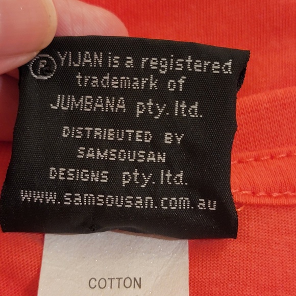 Yijan Australia Fire Water Dreaming T-Shirt Size AU 16 Large Pink Graphic NWOT - Picture 6 of 7